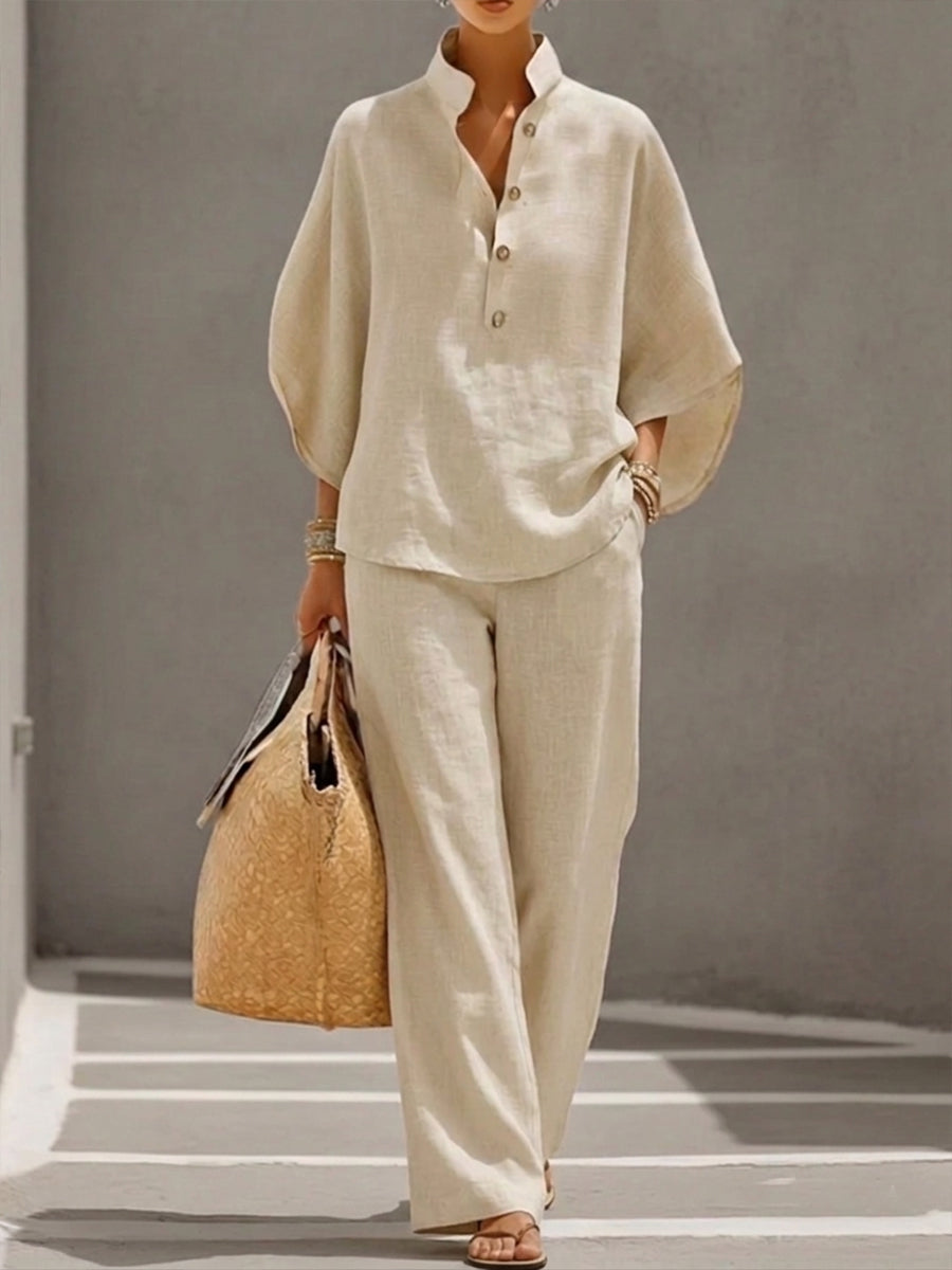 Nara | Conjunto Amplio y Elegante de Dos Piezas