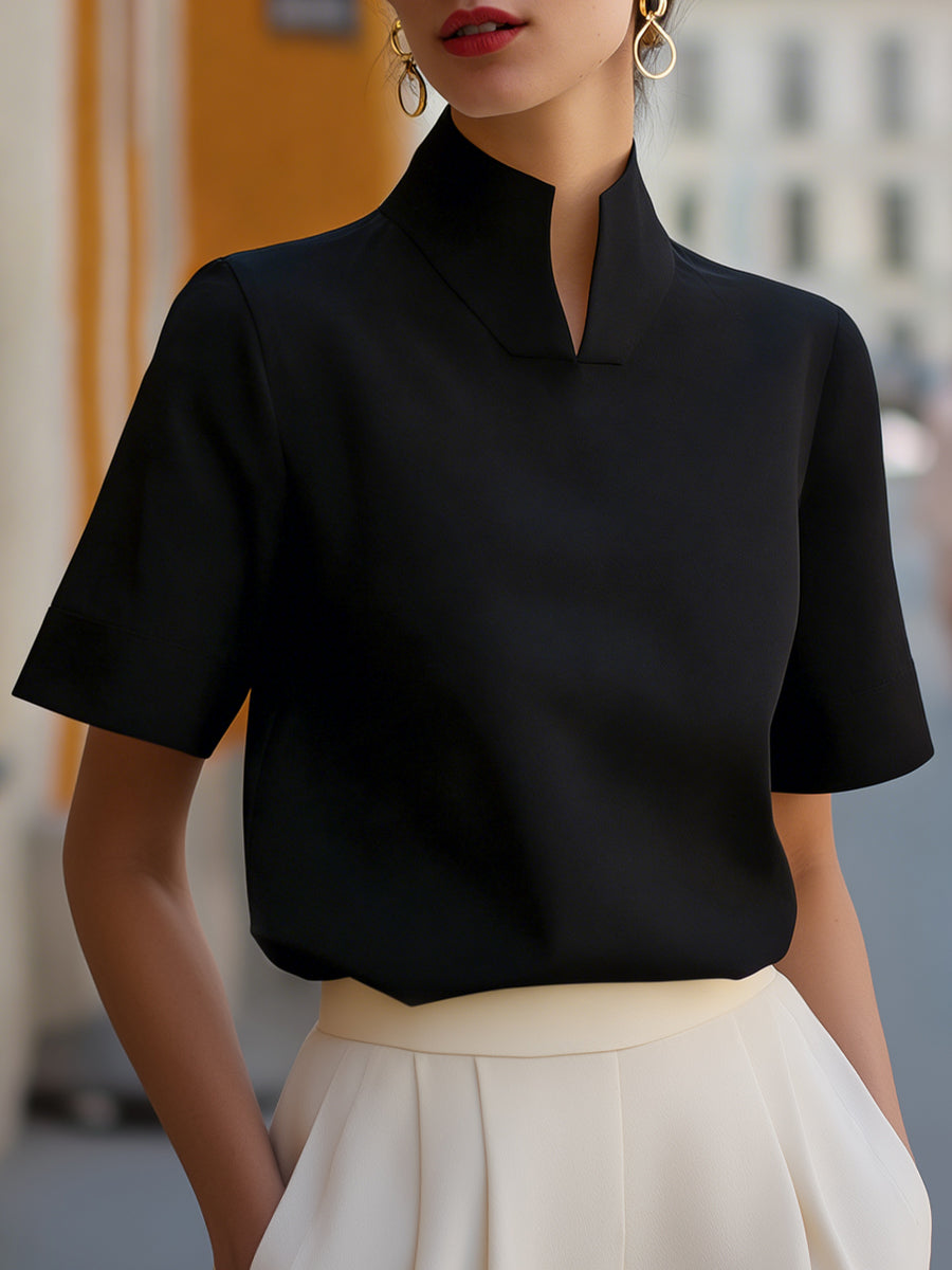 Clara | Blusa minimalista de corte elegante