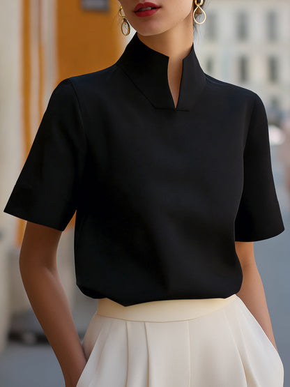 Clara | Blusa minimalista de corte elegante