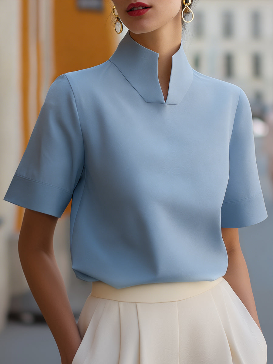 Clara | Blusa minimalista de corte elegante