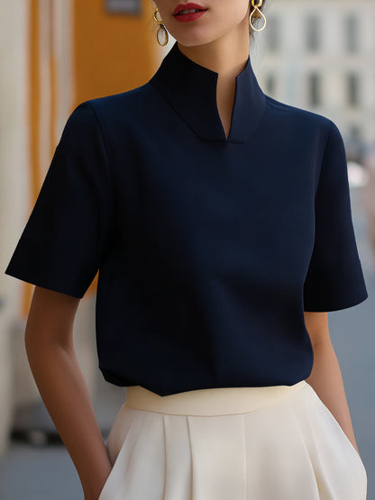 Clara | Blusa minimalista de corte elegante