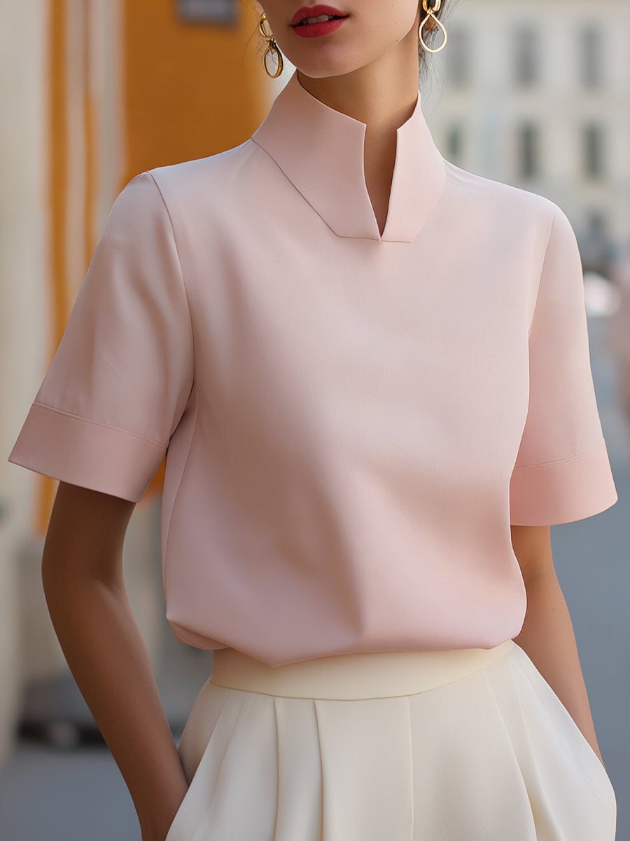 Clara | Blusa minimalista de corte elegante
