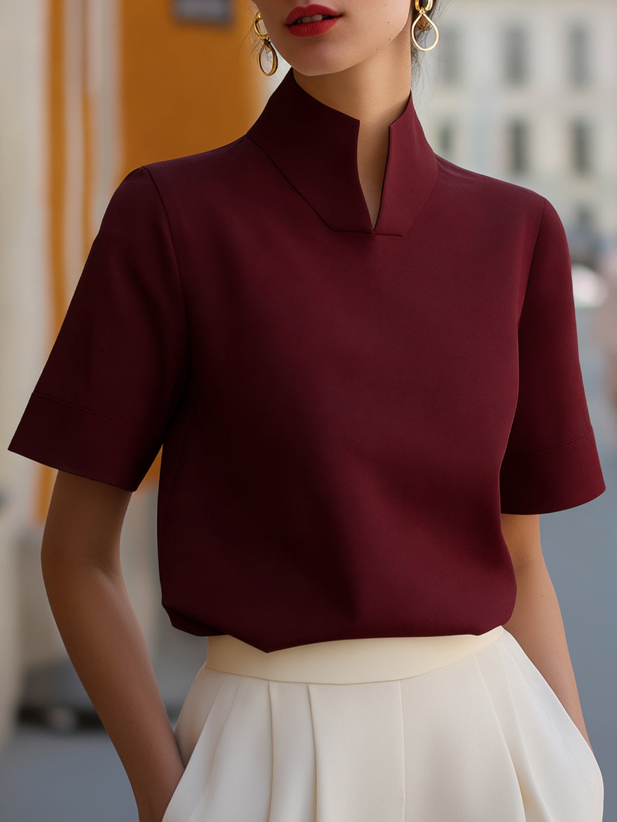 Clara | Blusa minimalista de corte elegante