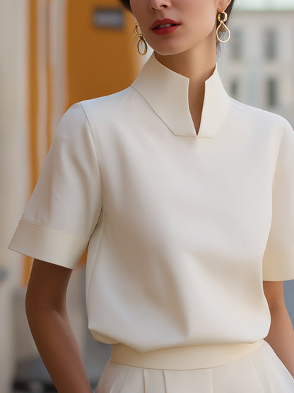 Clara | Blusa minimalista de corte elegante