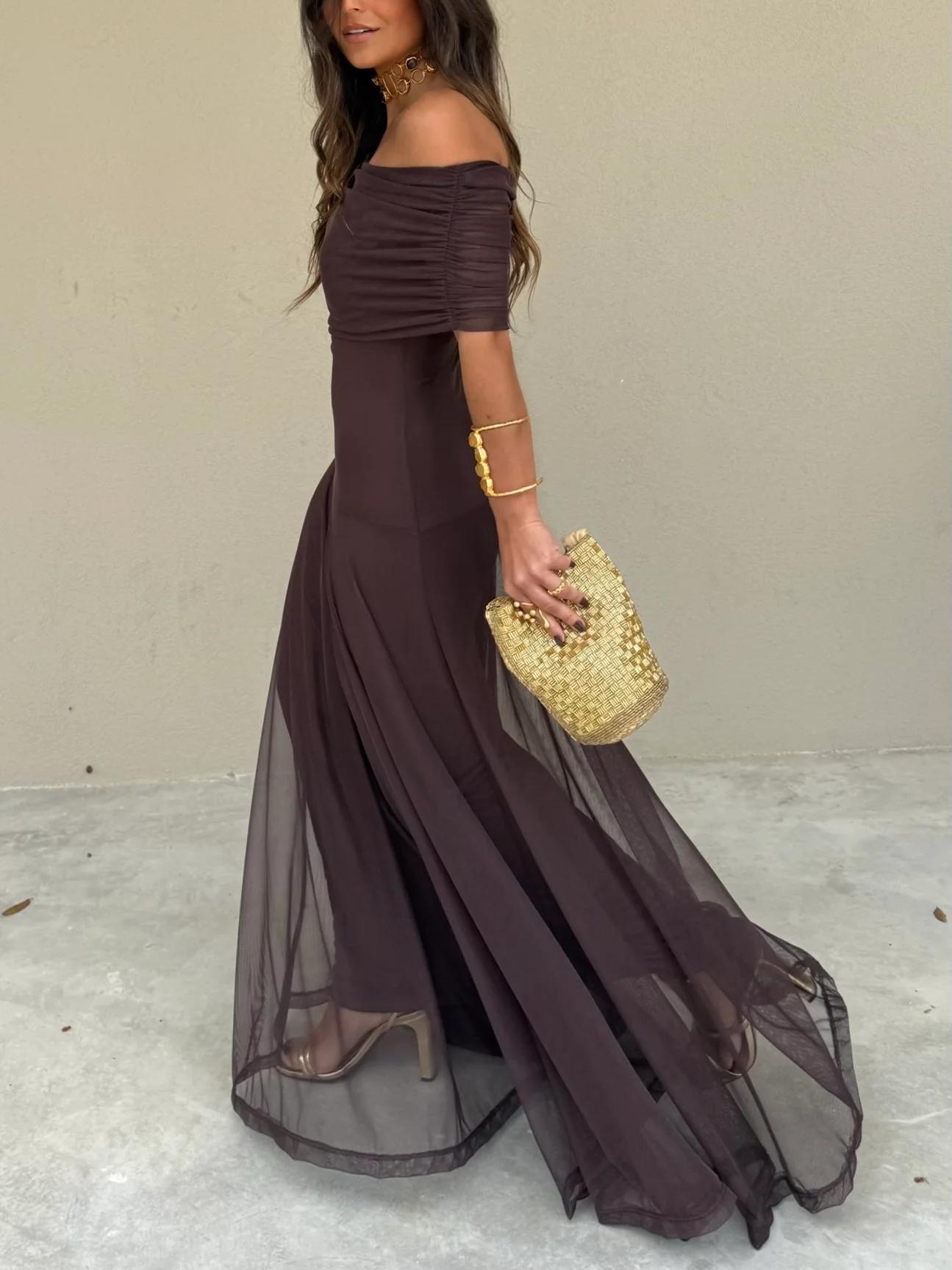 Lucía | Vestido bardot elegante