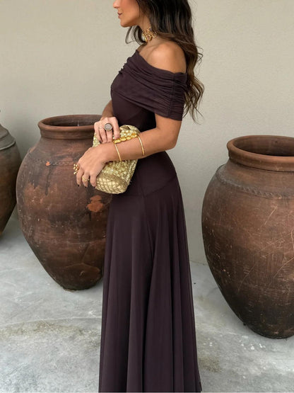 Lucía | Vestido bardot elegante