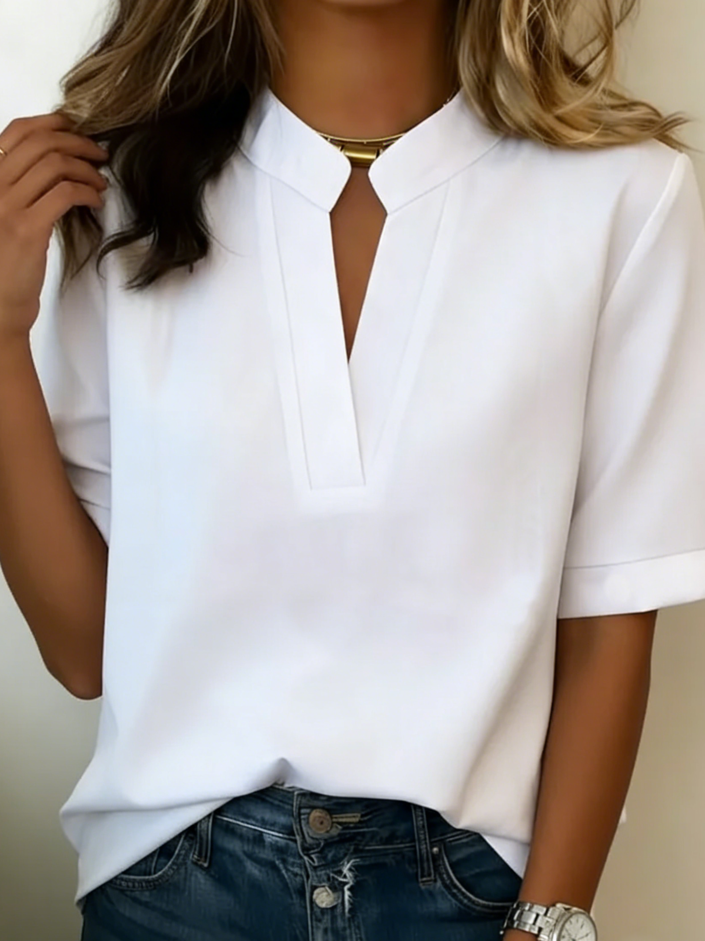 Vera | Camisa Relaxed de Manga Corta