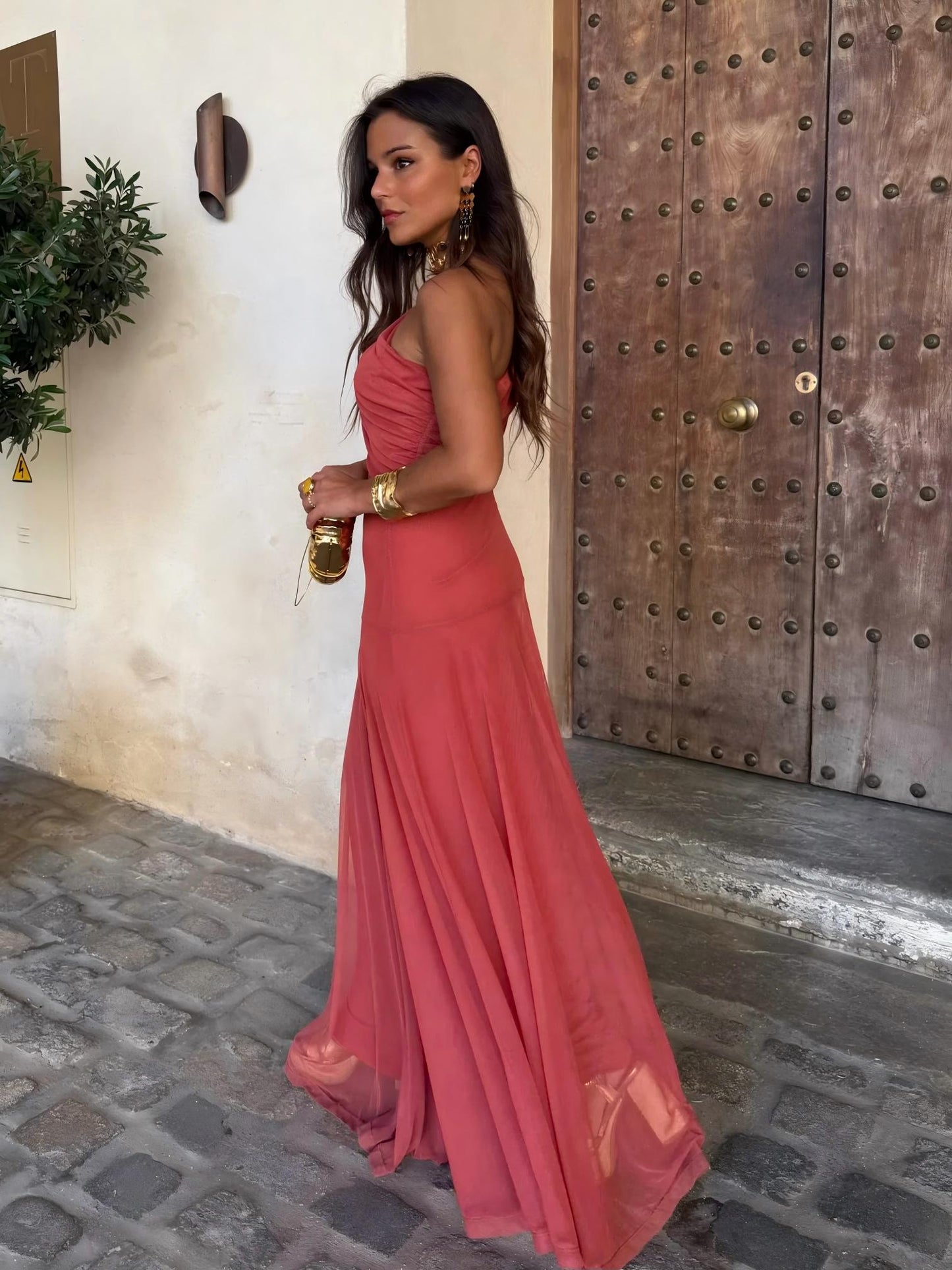 Lucía | Vestido bardot elegante