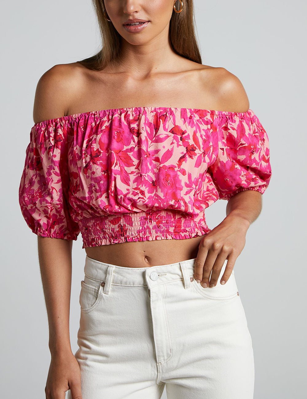 Aurora | Top Floral Rosa