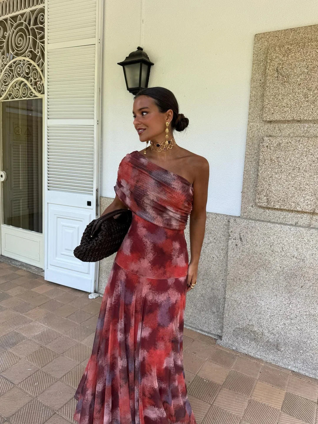 Lucía | Vestido bardot elegante