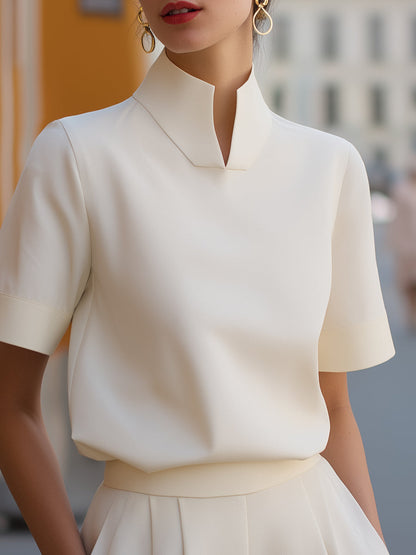 Clara | Blusa minimalista de corte elegante