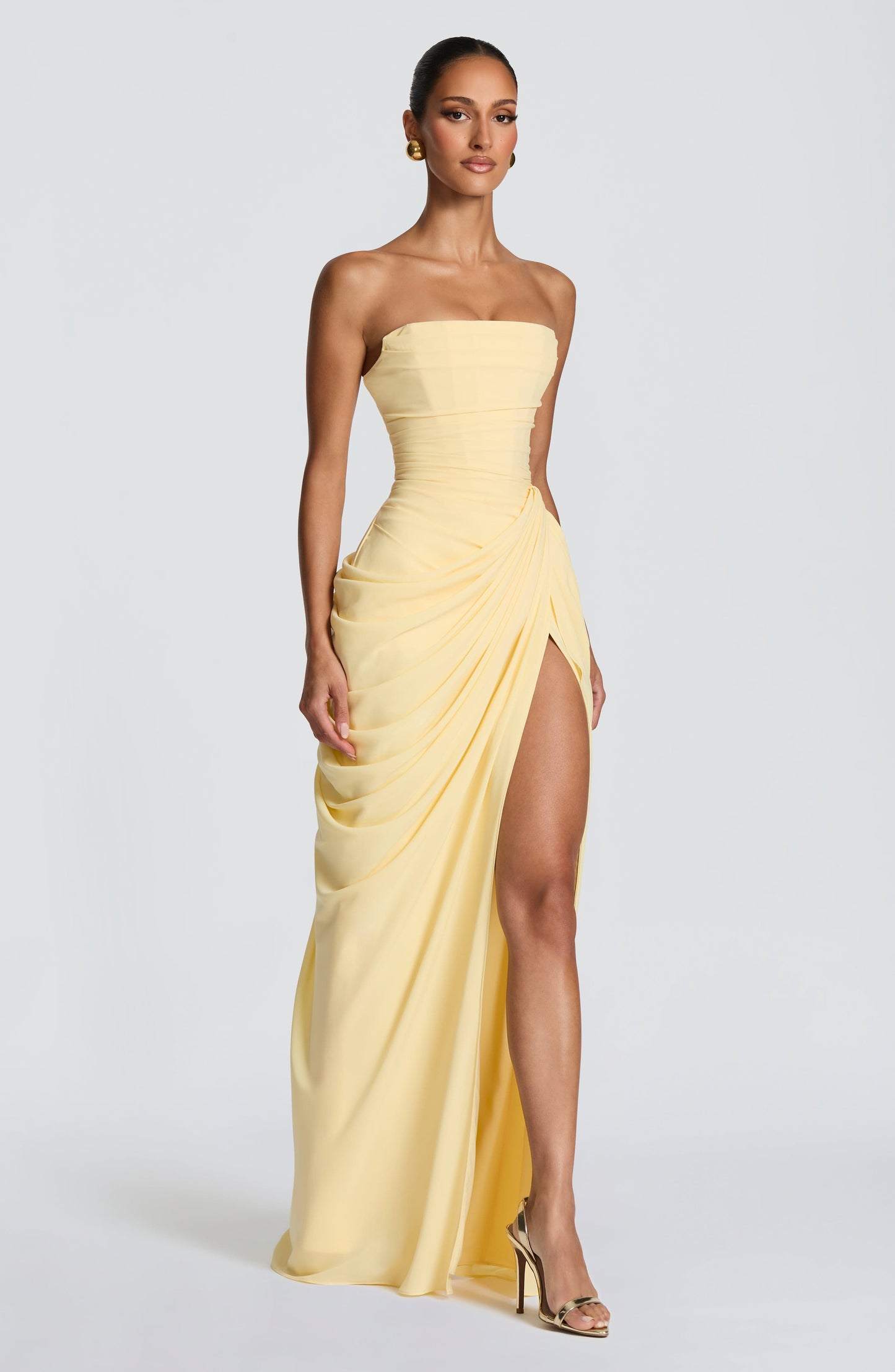 Alma | Vestido largo con abertura lateral