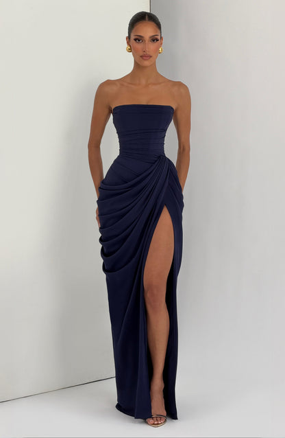 Alma | Vestido largo con abertura lateral