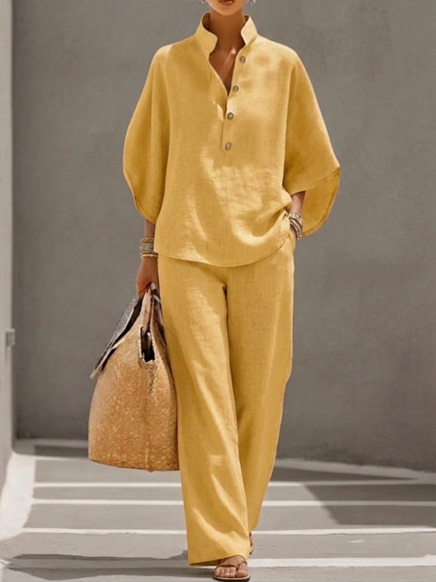 Nara | Conjunto Amplio y Elegante de Dos Piezas