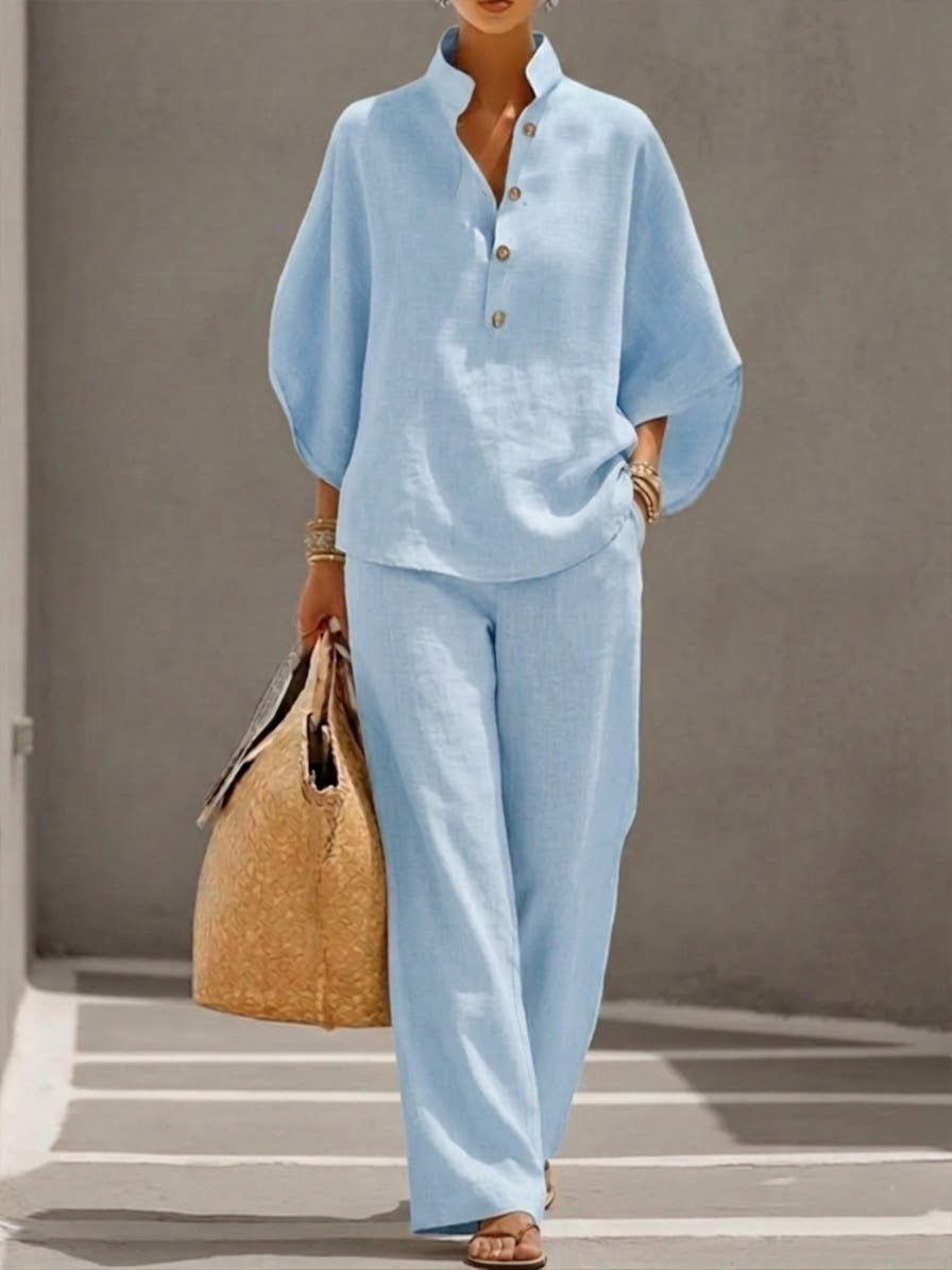 Nara | Conjunto Amplio y Elegante de Dos Piezas