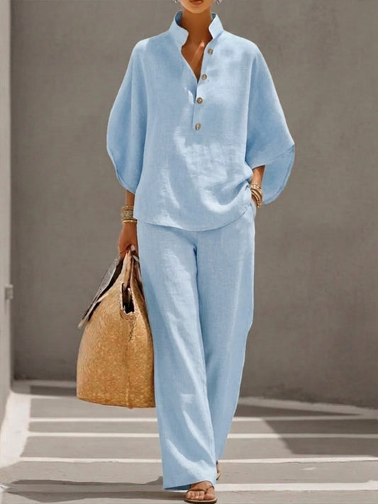 Nara | Conjunto Amplio y Elegante de Dos Piezas